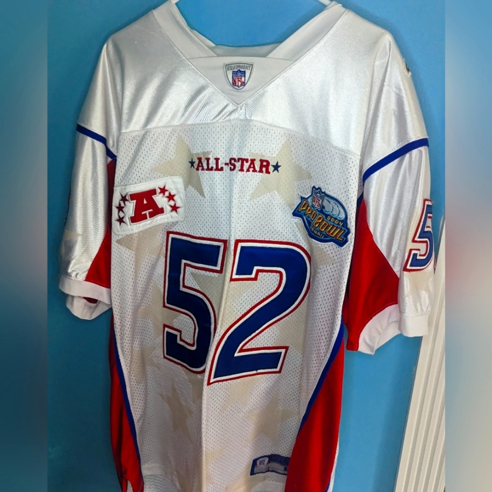 Authentic On-field Ray Lewis AFC All-star Jersey 54